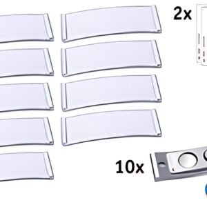 AVERY Zweckform Badge, 68 x 22 mm, set de 10, argent