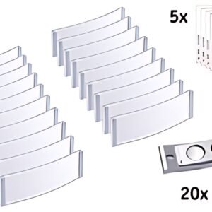 AVERY Zweckform Badge, 68 x 22 mm, set de 20, argent