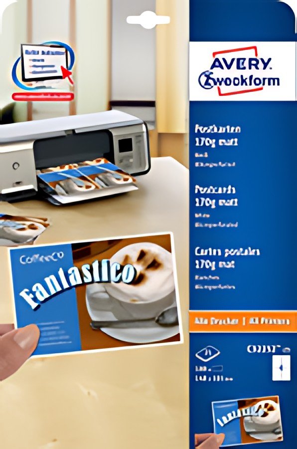 AVERY Zweckform Cartes postales 170 g/m2, (L)148 x (H)105 mm