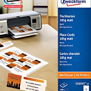 AVERY Zweckform Cartes de noms, imprimante Laser/jet d'encre