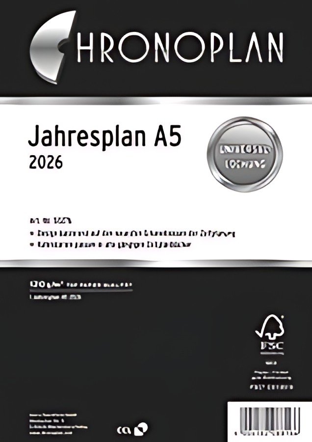 CHRONOPLAN Jahresplan 2027, DIN A5