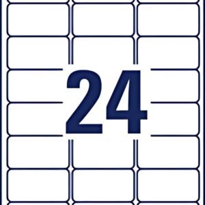 AVERY Zweckform Etiquette, ultra adhésif, 63,5 x 33,9 mm