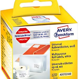 AVERY Zweckform Etiquettes en rouleau, 70 x 54 mm, blanc