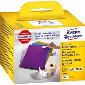 AVERY Zweckform Etiquettes en rouleau, 57 x 32 mm, blanc
