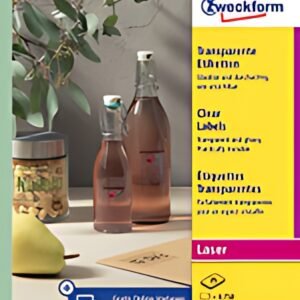 AVERY Zweckform Crystal Clear Etiquette, 210 x 297 mm