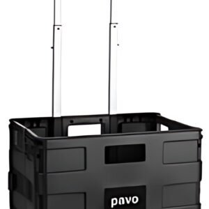 pavo Chariot de transport avec caisse pliante, charge 30 kg