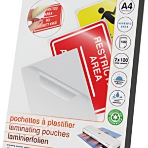 pavo Pochette de plastification, A4, autocollant