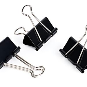 pavo Pince double clip, (L)32 mm, écartement 13 mm, noir