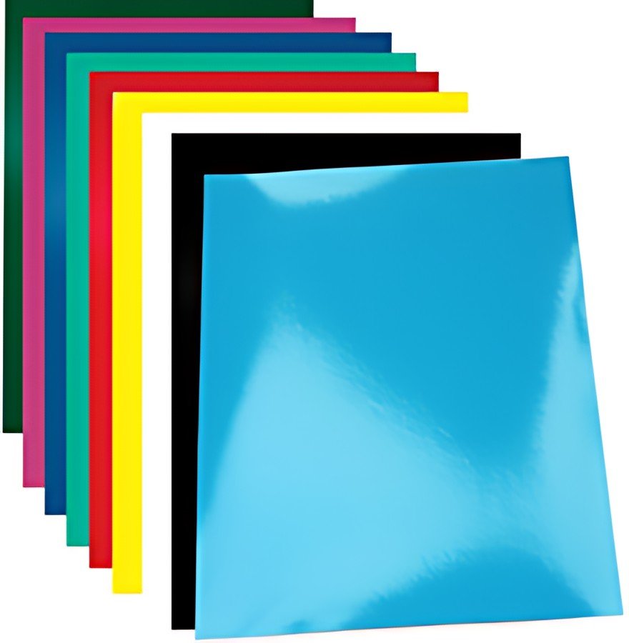 pavo Plats de couverture Chromolux, brillant, A4, vert vif