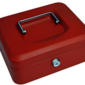 pavo Caisse à monnaie, (L)250 x (P)180 x (H)90 mm, rouge