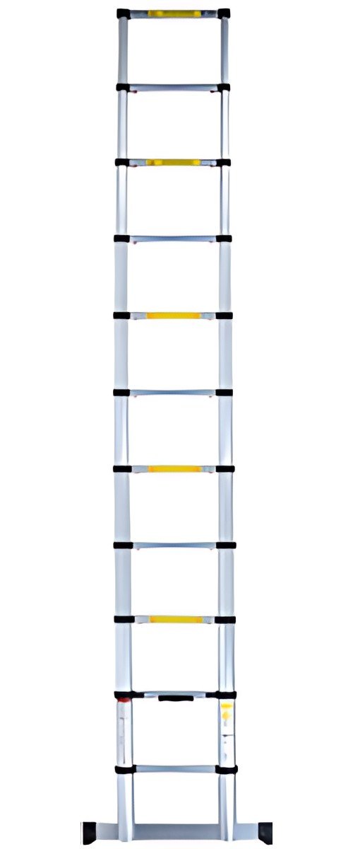 pavo Echelle télescopique en aluminium, 10 barreaux