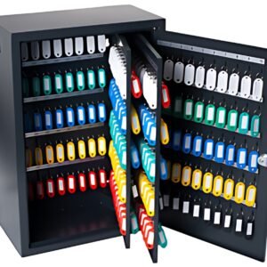 pavo Armoire à clés Deluxe, pour 300 clés, gris foncé