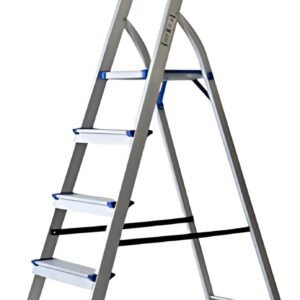pavo Echelle repliable, 3 niveaux, argent/bleu