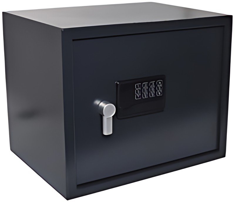 pavo Coffre-fort High Security, 35 litres, gris foncé