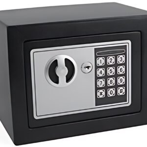 pavo Mini coffre-fort, avec serrure électronique, noir