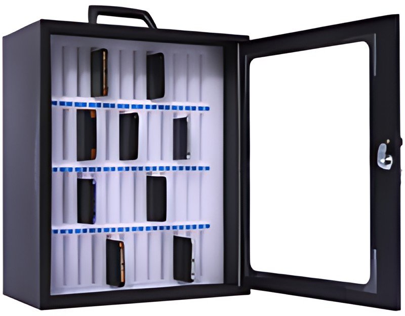 pavo Armoire pour smartphones, pour 48 smartphones, gris