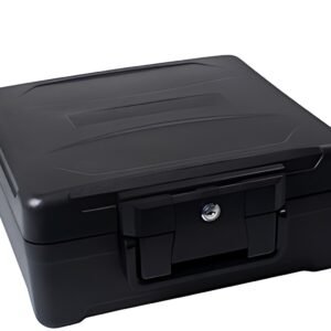 pavo Caissette à documents ignifuge, 11 litres, noir