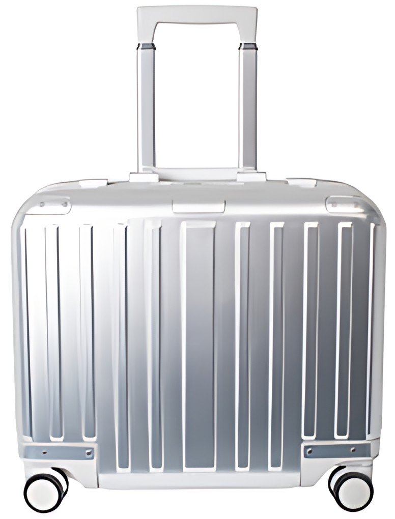 pavo Trolley pour déplacements d'affaires, aluminium, argent