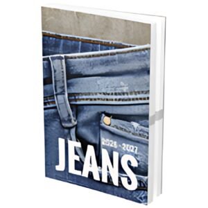 OXFORD Agenda scolaire JEANS, 2026/2027, assorti
