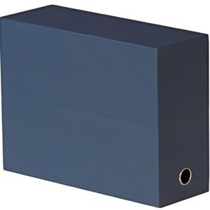 Oxford Boîte transfert toilée, format A4, bleu foncé