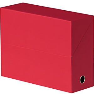 Oxford Boîte transfert toilée, format A4, rouge