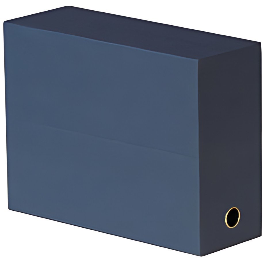 Oxford Boîte transfert toilée, format A4, bleu foncé