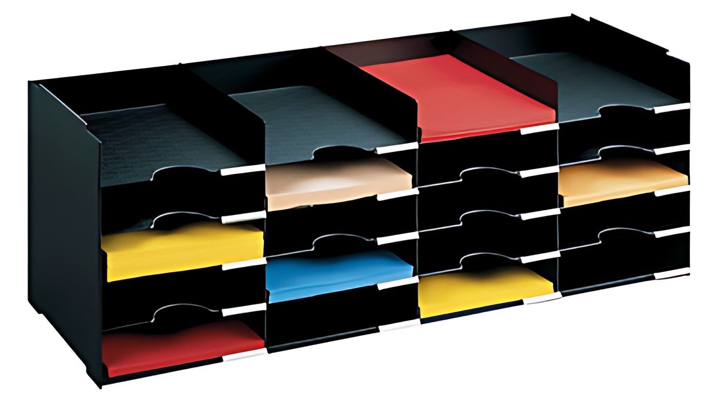 PAPERFLOW Station de tri Formularbox, 20 compartiments, noir