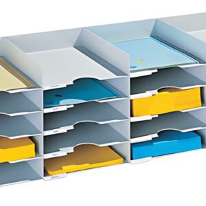 PAPERFLOW Station de tri Formularbox, 20 compartiments, gris