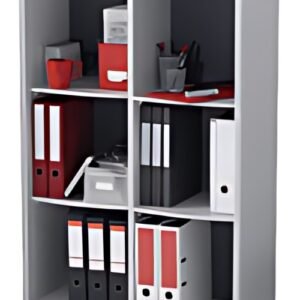 PAPERFLOW Etagère, 6 casiers, gris / anthracite