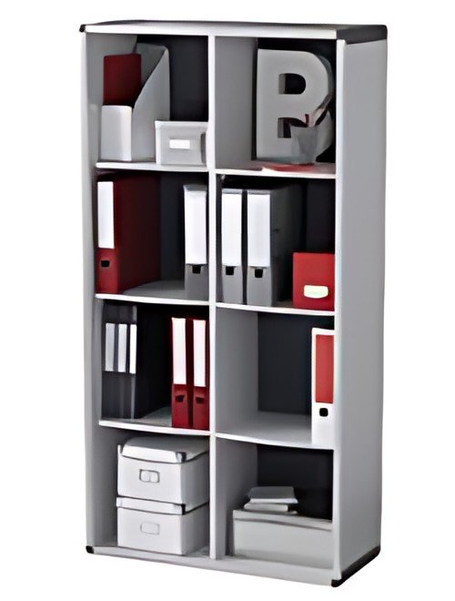 PAPERFLOW Etagère, 8 casiers, gris / anthracite