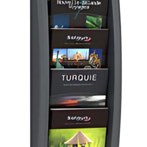 PAPERFLOW Porte-brochures mural Quick fit, A5, anthracite