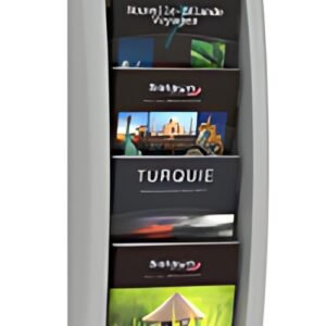 PAPERFLOW Porte-brochures mural Quick fit, A5, gris