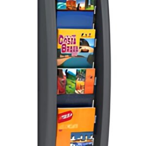 PAPERFLOW Porte-brochures mural Quick fit, 1/3 A4, anth