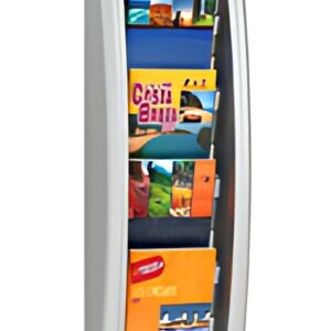 PAPERFLOW Porte-brochures mural Quick Blick, 1/3 A4, gris