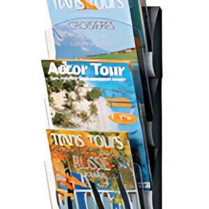 PAPERFLOW Porte-brochures mural Integral, A4, gris alu