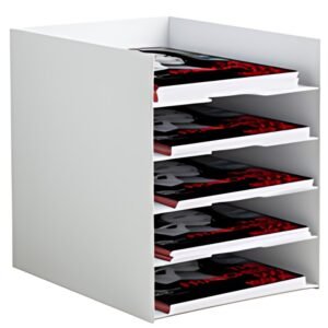 PAPERFLOW Station de tri Formularbox, 5 compartiments, gris
