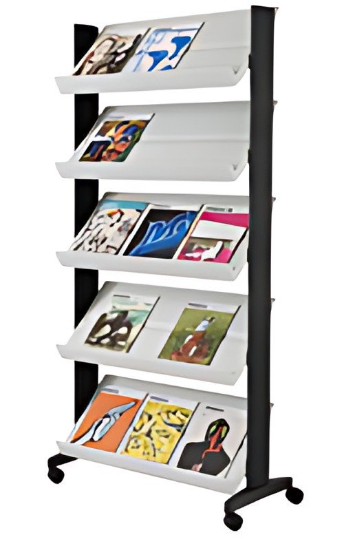 PAPERFLOW Porte-prospectus Uno easyDisplays, 5 étagères