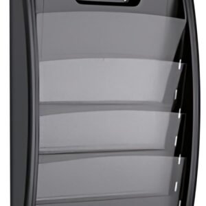 PAPERFLOW Porte-brochures mural Quick fit, 4 compartiments