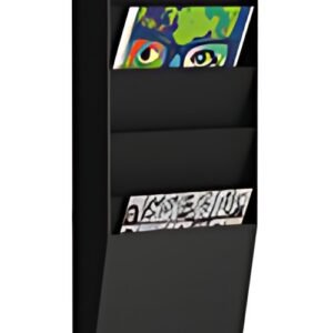 PAPERFLOW Trieur mural, 6 compartiments, A4, noir