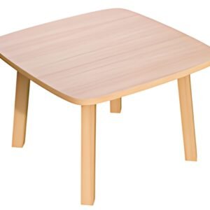 PAPERFLOW Table d'appoint WOODY, en bois massif, hêtre