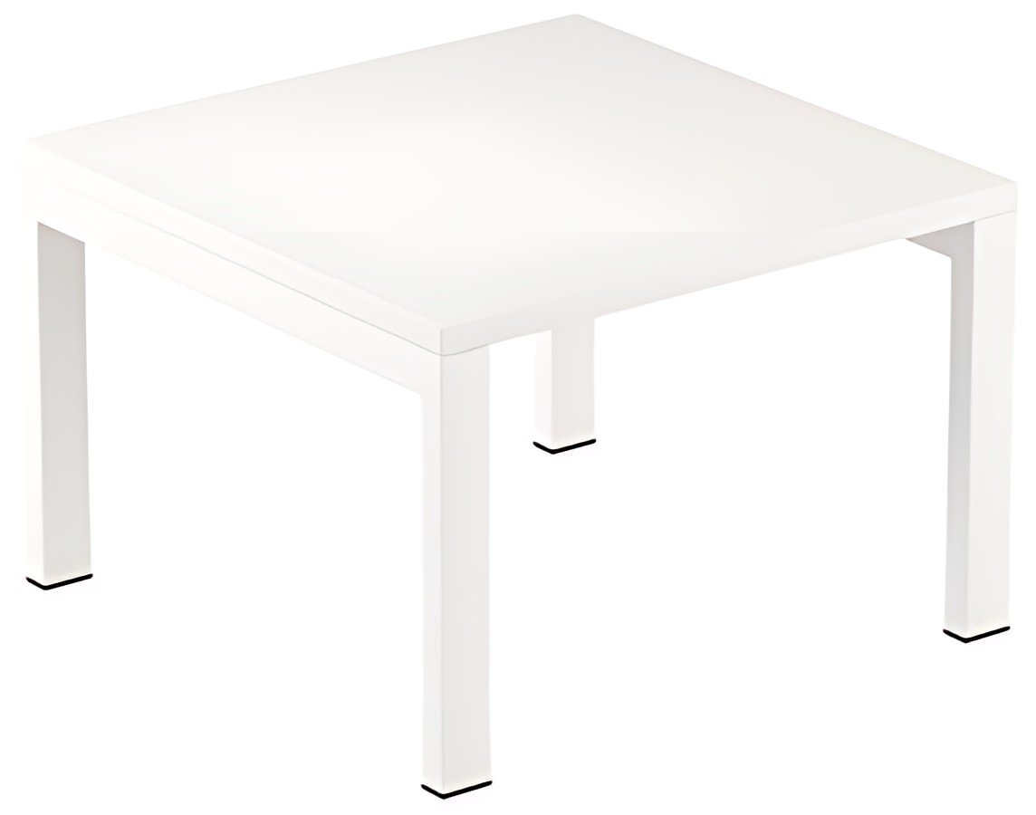 PAPERFLOW Table basse easyDesk, carré, blanc / blanc