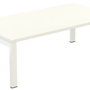 PAPERFLOW Table basse easyDesk, rectangulaire, blanc / blanc