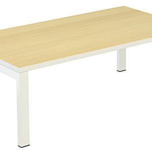 PAPERFLOW Table basse easyDesk, rectangulaire, hêtre / blanc