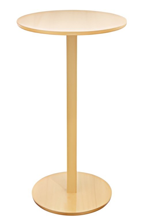 PAPERFLOW Table haute Woody, diam. 600 mm, vert/hêtre
