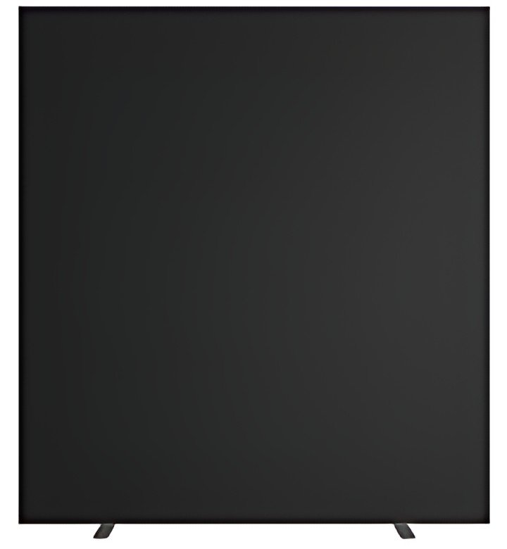 PAPERFLOW Cloison easyScreen, surface textile, noir