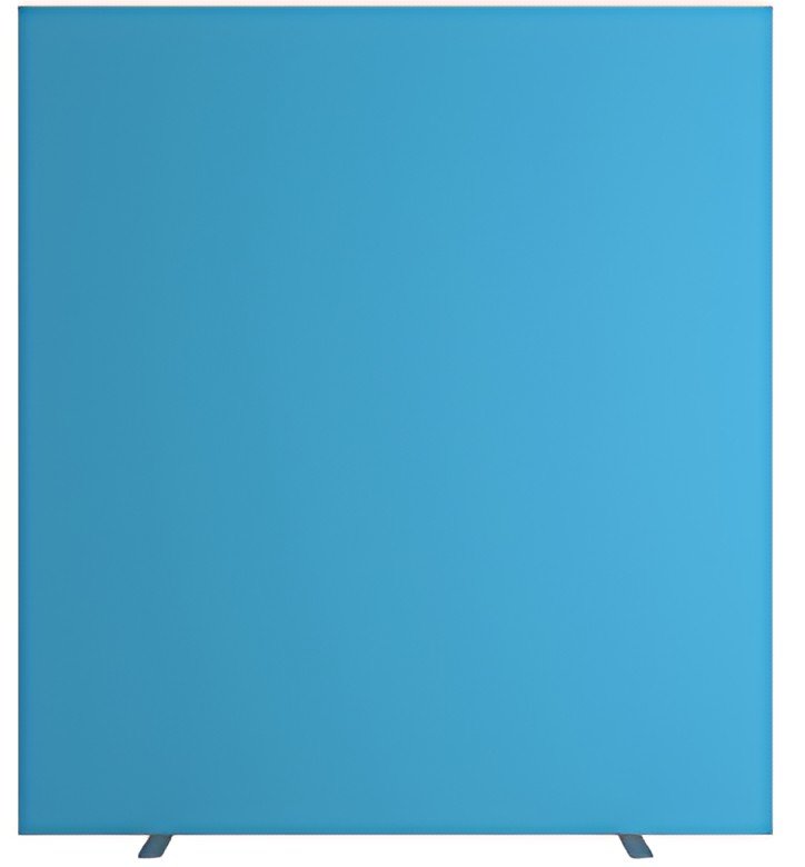 PAPERFLOW Cloison easyScreen, surface textile, bleu