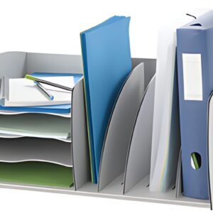 PAPERFLOW Système de rangement S, 4 compartiments, gris