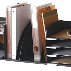 PAPERFLOW Système de rangement XL, 8 compartiments, noir