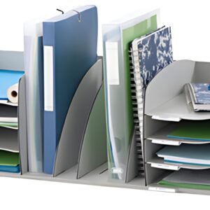 PAPERFLOW Système de rangement XL, 8 compartiments, gris