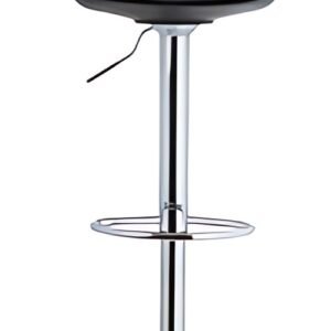 PAPERFLOW Chaise de bar "BOBBA", ensemble de 2, noir